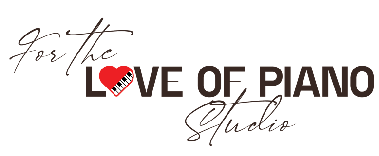 For The Love of Piano Studio logo